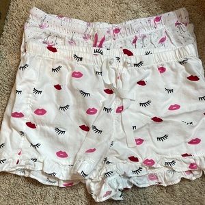 Set of 2 cute sleep shorts